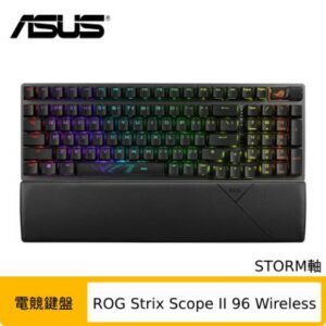 ASUS 華碩 ROG Strix Scope II 96 Wireless NX 電競鍵盤 (STORM軸/PBT材質)二手收購手機
